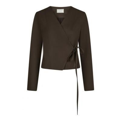 Neo noir - Bruin | Dames | Blouse | Bruin | 40 | regular | Kamst mode