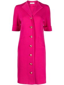 Saint Laurent Pre-Owned robe mi-longue à manches courtes - Rose