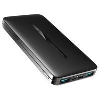 Joyroom JR-T012 Dual USB Powerbank - 10000mAh - Zwart - thumbnail