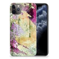 Smartphone hoesje Apple iPhone 11 Pro Max Letter Painting