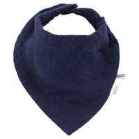 Trixie Bandana-slab Junior Katoen 43 X 16 Cm Donkerblauw - thumbnail