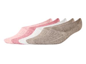 esmara 5 paar sokken (roze/wit/beige, 35-38)