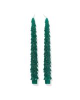 HEMA Lange huishoudkaars ⌀2x25cm kerstboom - 2 stuks