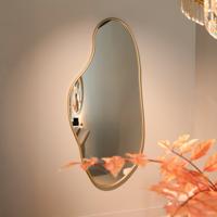 Richmond Organische Spiegel 'Alton' 183 x 85cm, kleur Brushed Gold