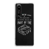 Life: Sony Xperia 1 III Transparant Hoesje