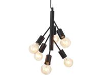 MEO Modena Hanglamp - Plafondlamp - Zwart