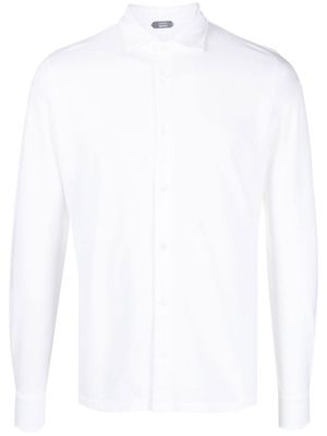 Zanone chemise à boutonnière - Blanc