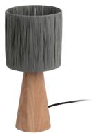 Leitmotiv Tafellamp Sheer Cone 33cm hoog - Donkergrijs