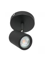 Mexlite Spot upround IP44 LED 2486zw zwart - thumbnail