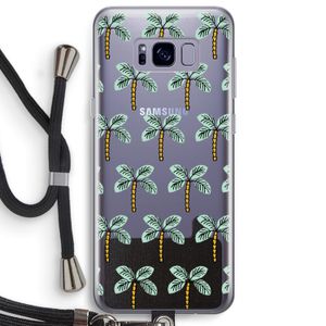 Paradise: Samsung Galaxy S8 Plus Transparant Hoesje met koord