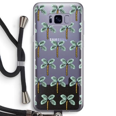Paradise: Samsung Galaxy S8 Plus Transparant Hoesje met koord