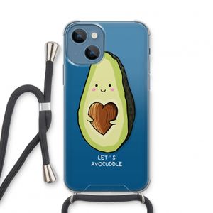 Avocuddle: iPhone 13 mini Transparant Hoesje met koord