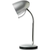 Flexibele LED Bureaulamp E27 | Verstelbare Zilveren Arm