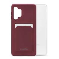 Mobilize Rubber Gelly Card Case Samsung Galaxy A13 4G Matt Bordeaux
