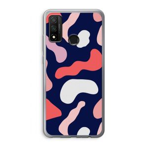 Memphis Shapes Pink: Huawei P Smart (2020) Transparant Hoesje