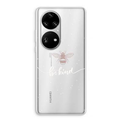 Be(e) kind: Huawei P50 Pro Transparant Hoesje