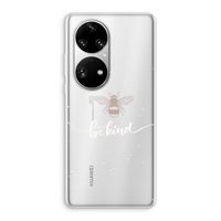 Be(e) kind: Huawei P50 Pro Transparant Hoesje