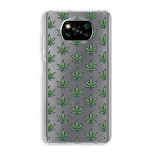 Weed: Xiaomi Poco X3 NFC Transparant Hoesje