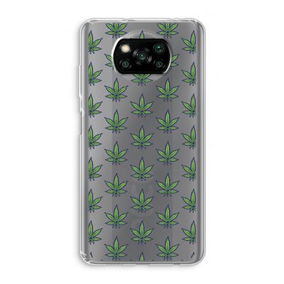 Weed: Xiaomi Poco X3 NFC Transparant Hoesje