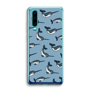 Narwhal: Huawei P30 Transparant Hoesje