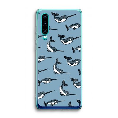 Narwhal: Huawei P30 Transparant Hoesje