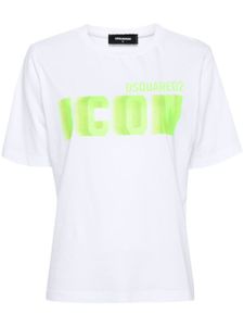 DSQUARED2 t-shirt Blur en coton - Blanc