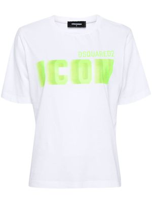DSQUARED2 t-shirt Blur en coton - Blanc