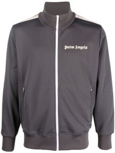 Palm Angels veste de sport à logo imprimé - Gris