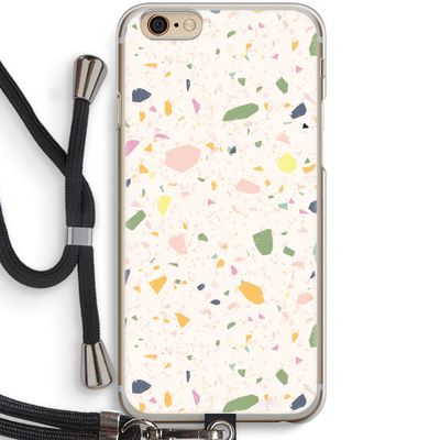 Terrazzo N°21: iPhone 6 / 6S Transparant Hoesje met koord