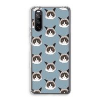 It's a Purrr Case: Sony Xperia 10 III Transparant Hoesje