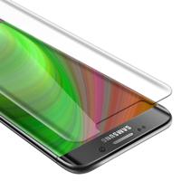 Cadorabo Screenprotector geschikt voor Samsung Galaxy S6 EDGE in KRISTALHELDER - Tempered Display Pantser Film