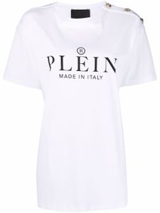 Philipp Plein t-shirt à logo imprimé - Blanc