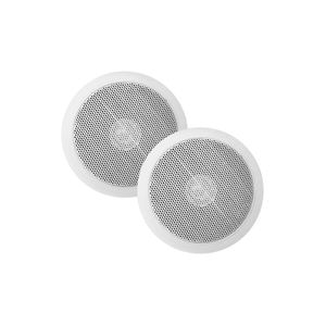 Speakerset Aquasound Jive-Economy , Spatwaterdicht, 55 Watt, Kleur wit, 155 x 35 mm Aquasound