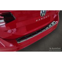 Zwart RVS Bumper beschermer passend voor Volkswagen Passat Variant 2014-2019 & Facelift 2019- (i AV254025 Zwart RVS Bumper beschermer passend voor Volkswagen Passat Variant 2014-2019 & Facelift 2019- (i AV254025