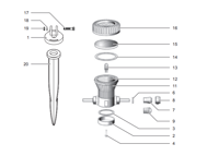 Oase onderdelen LunAqua 2 / 12 V - 2 Set 1 Vlakafdichting Deksel LunAqua 2 Oase onderdelen LunAqua 2 / 12 V - 2 Set 1 Vlakafdichting Deksel LunAqua 2