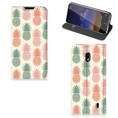Nokia 2.2 | Flip Style Cover | Ananas