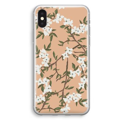 Blossoming spring: iPhone XS Transparant Hoesje