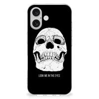 Silicone Back Case iPhone 16 Skull Eyes