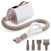 Hondenföhn Haardroger voor Honden & Katten met Negatieve Ion Functie & Instelbare Temperatuur Waterblazer 1700 W Wit