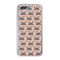Zwarte poes: Honor 10 Transparant Hoesje