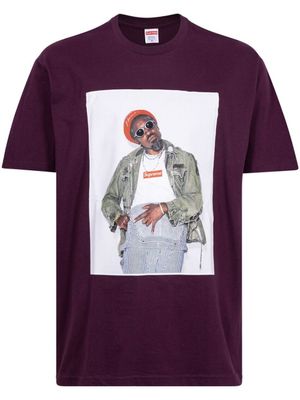 Supreme t-shirt Andre 3000 à imprimé graphique - Violet