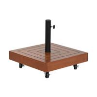 Voet voor Parasol DKD Home Decor Natuurlijk Zwart Metaal Graniet Beton (48 x 48 x 39 cm)