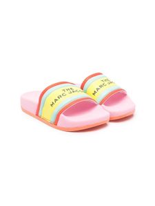 Marc Jacobs Kids claquettes à logo imprimé - Rose