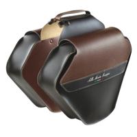 Selle Monte Grappa Monte grappa dubbele tas 17,5l fashion skay zwart/d-bruin