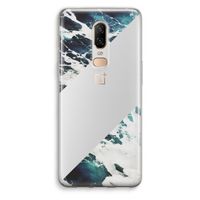 Golven: OnePlus 6 Transparant Hoesje