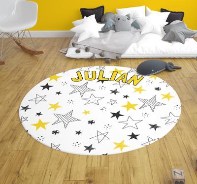 Rond personaliseerbaar vinyltapijt Rond personaliseerbaar vinyltapijt