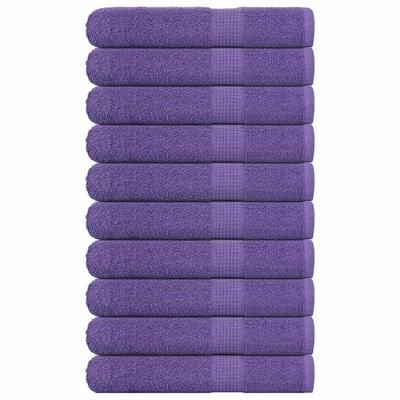 Handdoeken 10 st 100x200 cm 360 g/m 100% katoen paars