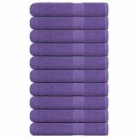 Handdoeken 10 st 100x200 cm 360 g/m 100% katoen paars
