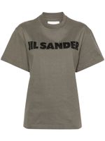 Jil Sander t-shirt en coton à logo imprimé - Vert - thumbnail