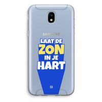 Laat de zon in je hart: Samsung Galaxy J5 (2017) Transparant Hoesje Laat de zon in je hart: Samsung Galaxy J5 (2017) Transparant Hoesje